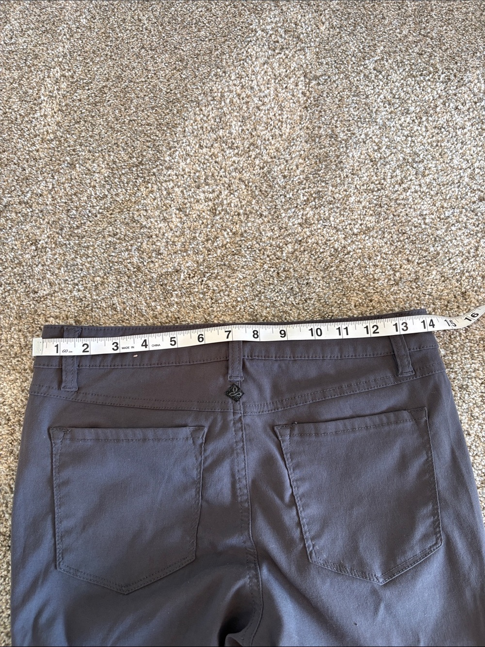 Prana Women's Skinny Pants in Charcoal - Picture 5 of 6